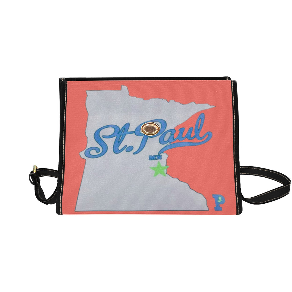 Copy of Copy of Copy of Copy of Joe Peezy Wear LLC (13) Waterproof Canvas Bag-Black (All Over Print) (Model 1641)