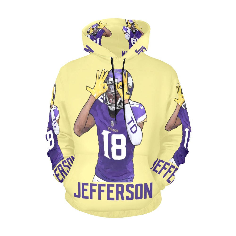 Joe Peezy Wear LLC (Jefferson) All Over Print Hoodie for Men (USA Size) (Model H13)