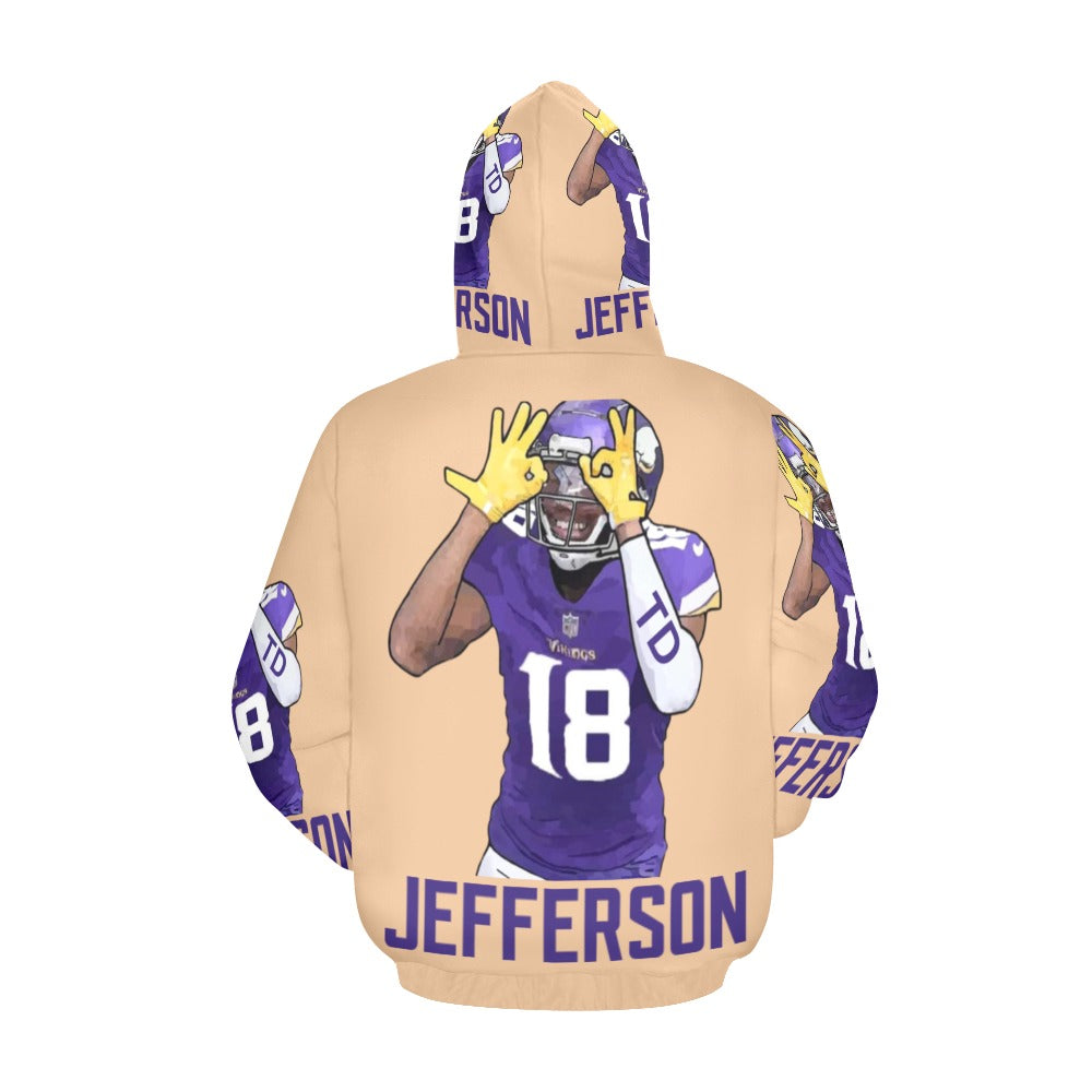 Joe Peezy Wear LLC (Jefferson) All Over Print Hoodie for Men (USA Size) (Model H13)