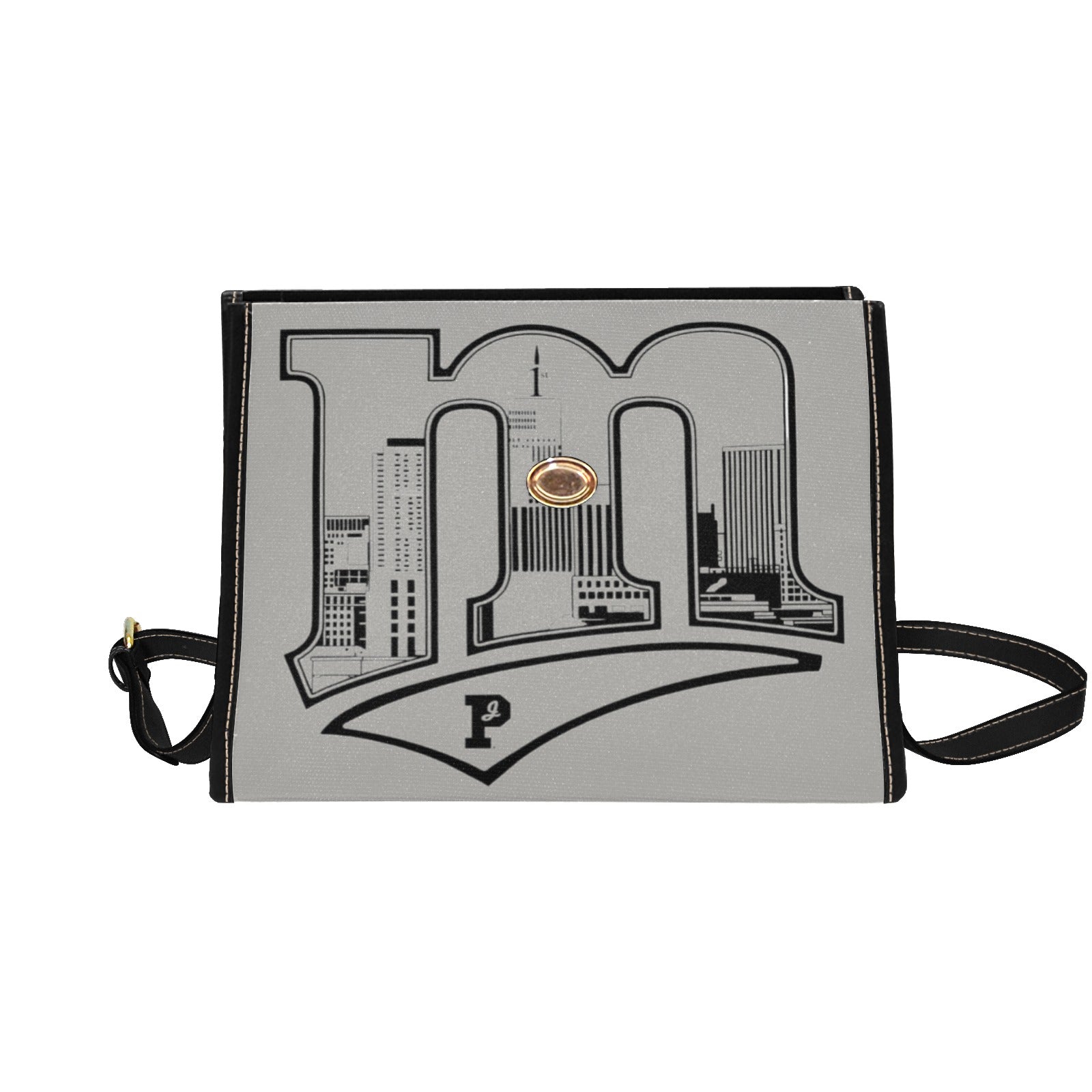 Copy of Copy of Copy of Copy of Joe Peezy Wear LLC (4) Waterproof Canvas Bag-Black (All Over Print) (Model 1641)