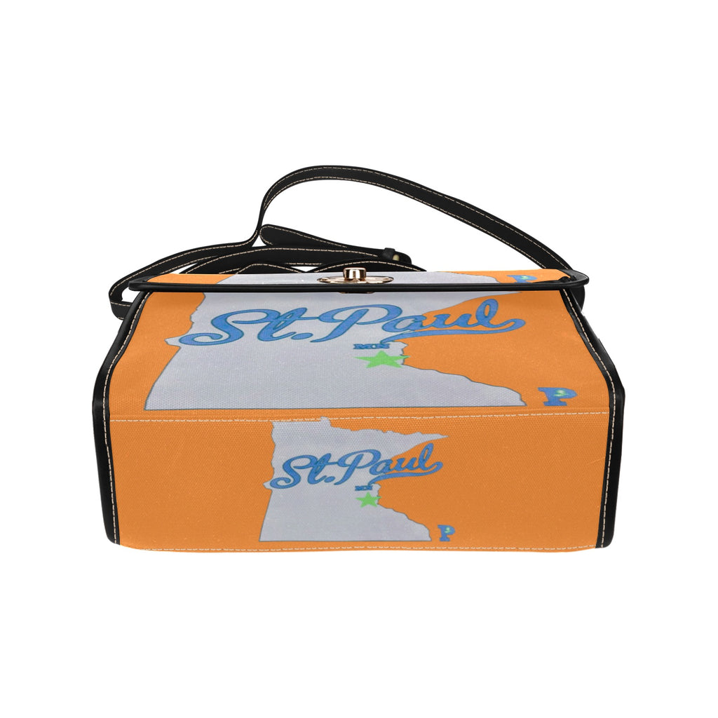 Copy of Copy of Copy of Copy of Joe Peezy Wear LLC (13) Waterproof Canvas Bag-Black (All Over Print) (Model 1641)