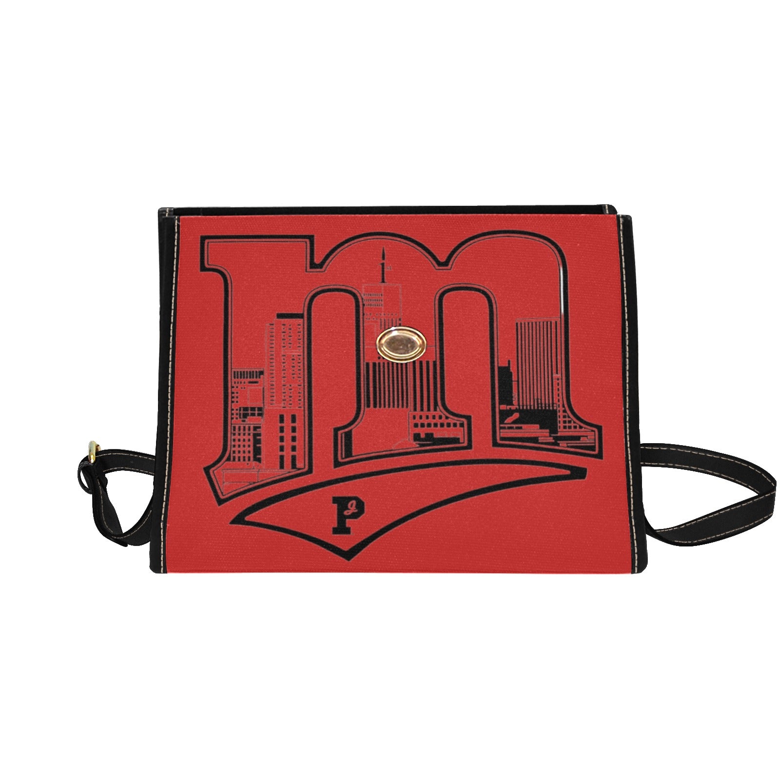 Copy of Copy of Copy of Copy of Joe Peezy Wear LLC (4) Waterproof Canvas Bag-Black (All Over Print) (Model 1641)