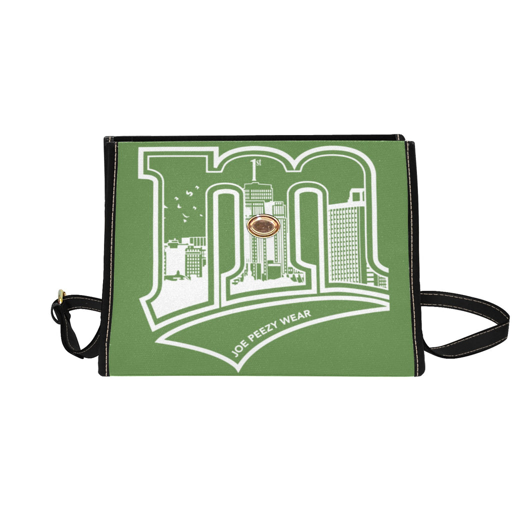 Copy of Copy of Copy of Copy of Joe Peezy Wear LLC (13) Waterproof Canvas Bag-Black (All Over Print) (Model 1641)