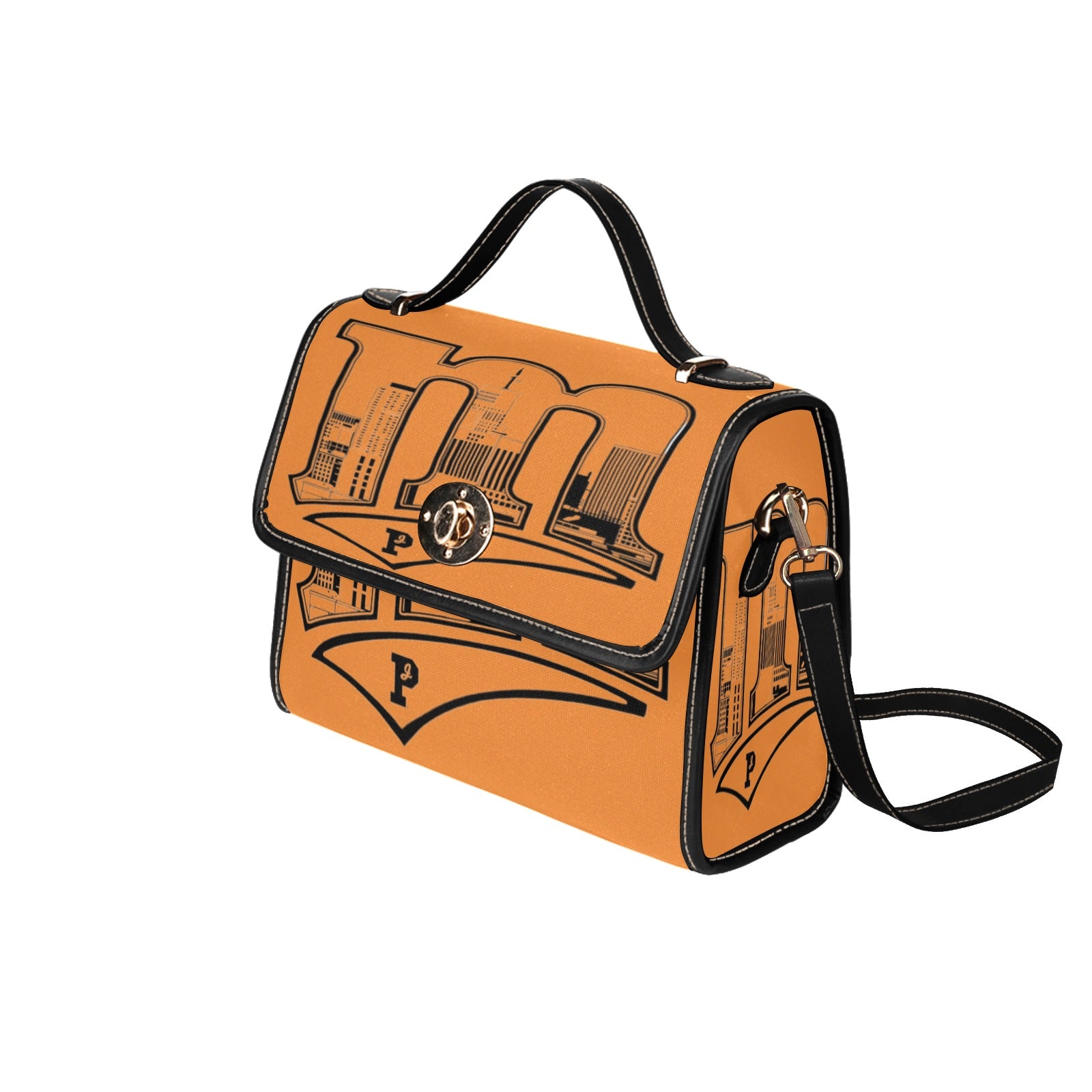 Copy of Copy of Copy of Copy of Joe Peezy Wear LLC (4) Waterproof Canvas Bag-Black (All Over Print) (Model 1641)