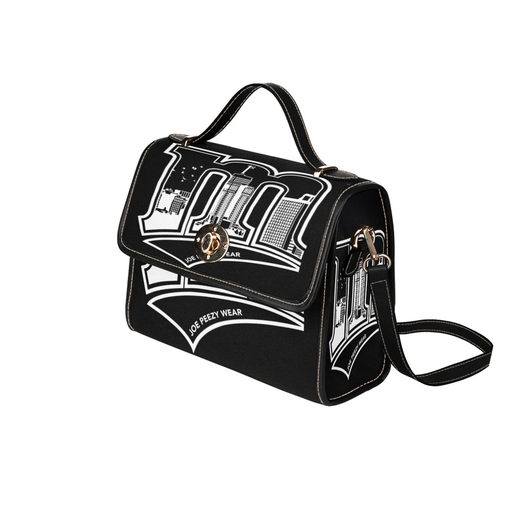 Copy of Copy of Copy of Copy of Joe Peezy Wear LLC (13) Waterproof Canvas Bag-Black (All Over Print) (Model 1641)