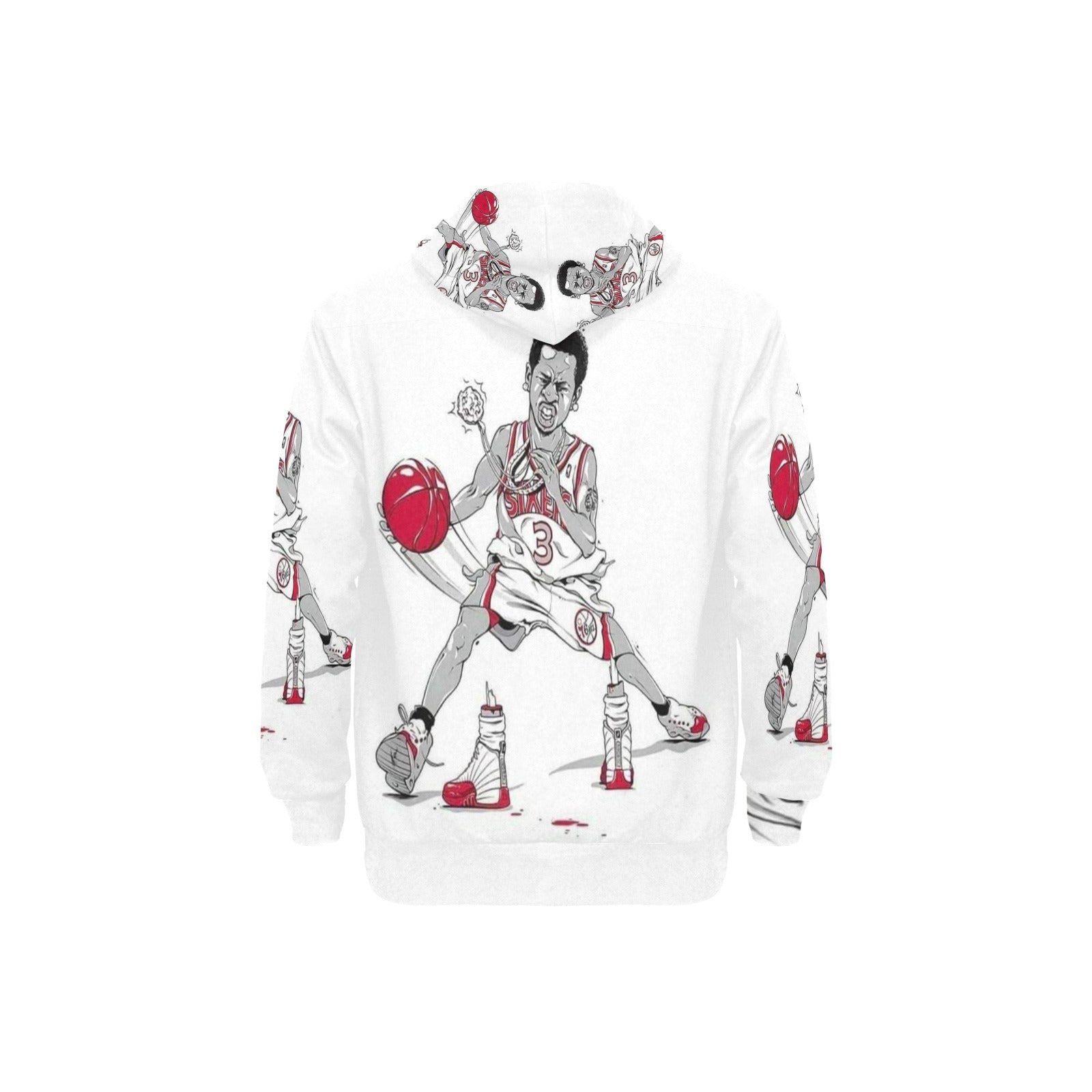 Copy of Copy of Copy of Copy of Joe Peezy Wear LLC (13) Men's Long Sleeve Fleece Hoodie (Model H55)