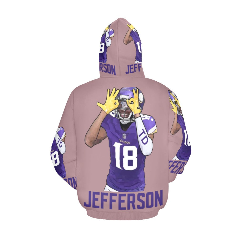 Joe Peezy Wear LLC (Jefferson) All Over Print Hoodie for Men (USA Size) (Model H13)