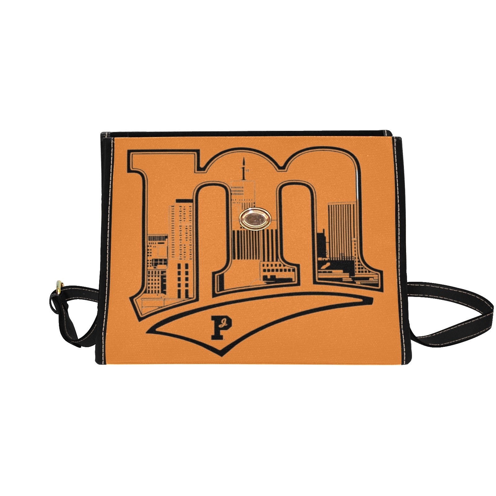 Copy of Copy of Copy of Copy of Joe Peezy Wear LLC (4) Waterproof Canvas Bag-Black (All Over Print) (Model 1641)