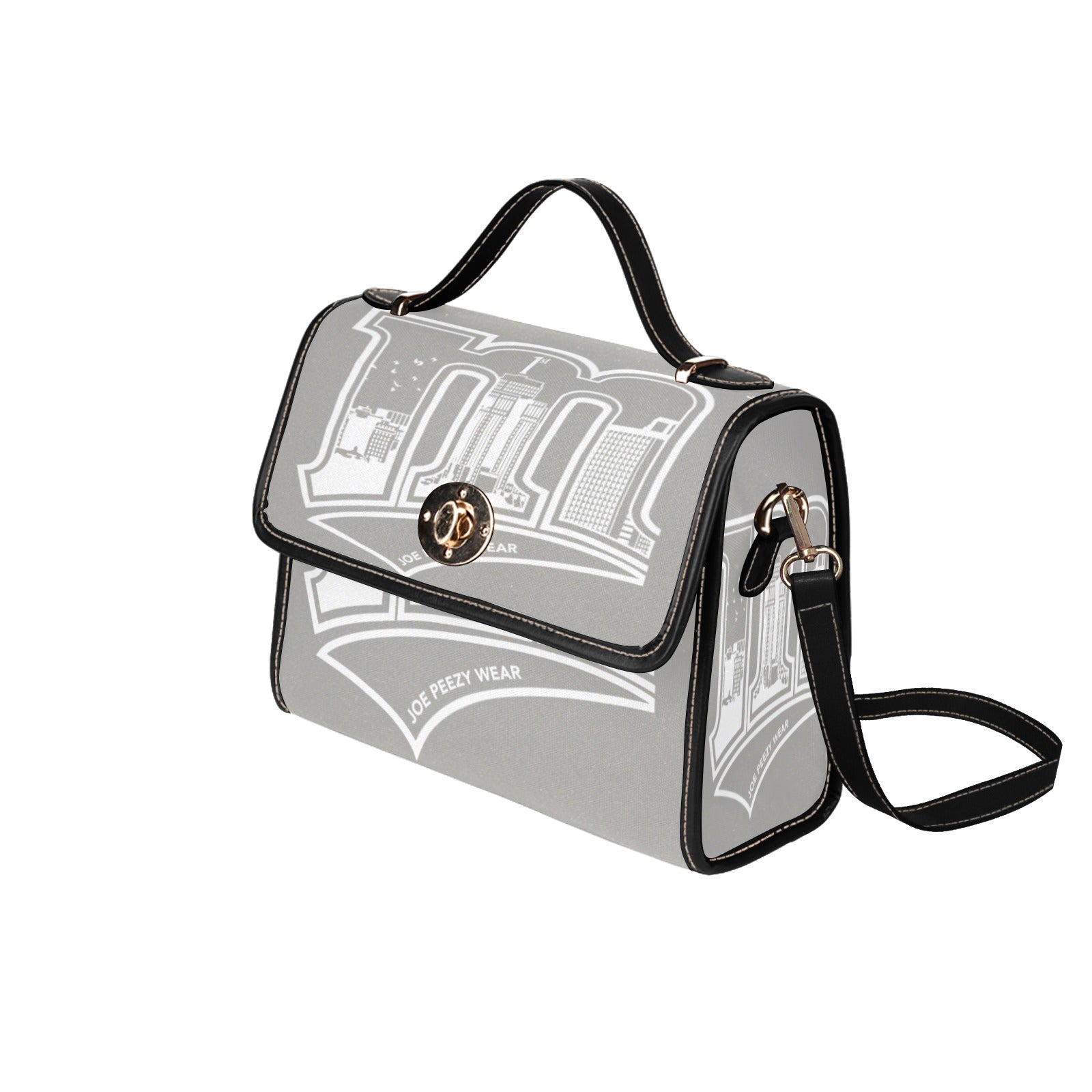 Copy of Copy of Copy of Copy of Joe Peezy Wear LLC (13) Waterproof Canvas Bag-Black (All Over Print) (Model 1641)