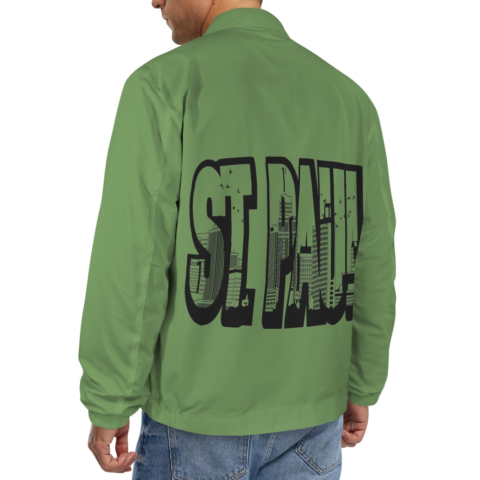 Joe Peezy Wear LLC (STP) Men's Turn-Down Collar Jacket (Model H68)