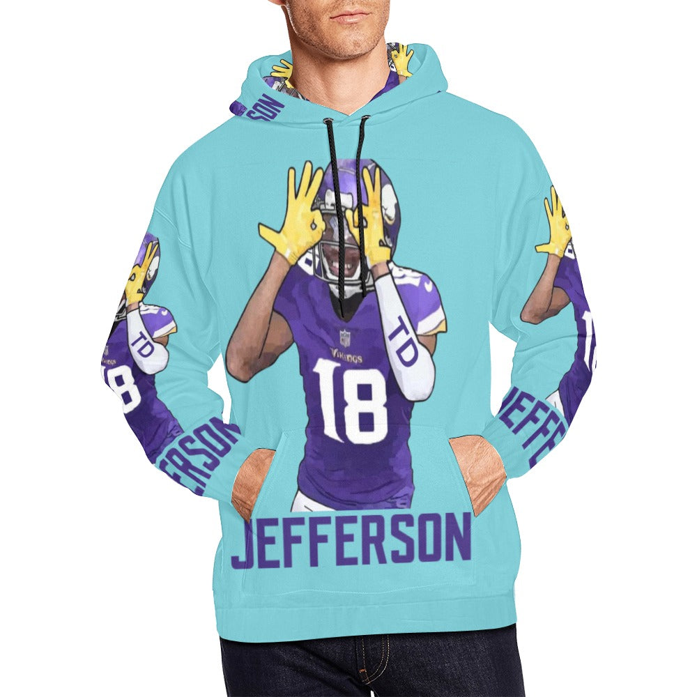 Joe Peezy Wear LLC (Jefferson) All Over Print Hoodie for Men (USA Size) (Model H13)