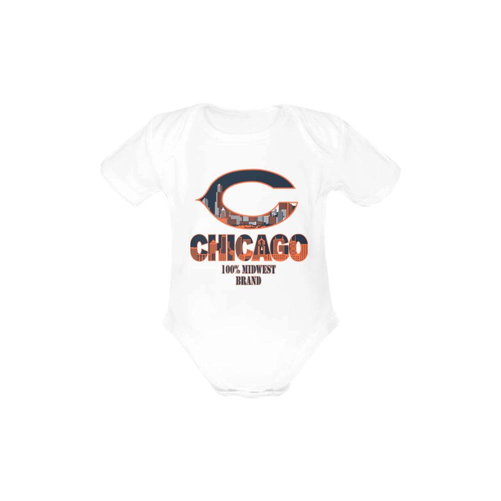 Copy of Copy of Copy of Copy of Joe Peezy Wear LLC Baby Short Sleeve One Piece (Front Printing)
