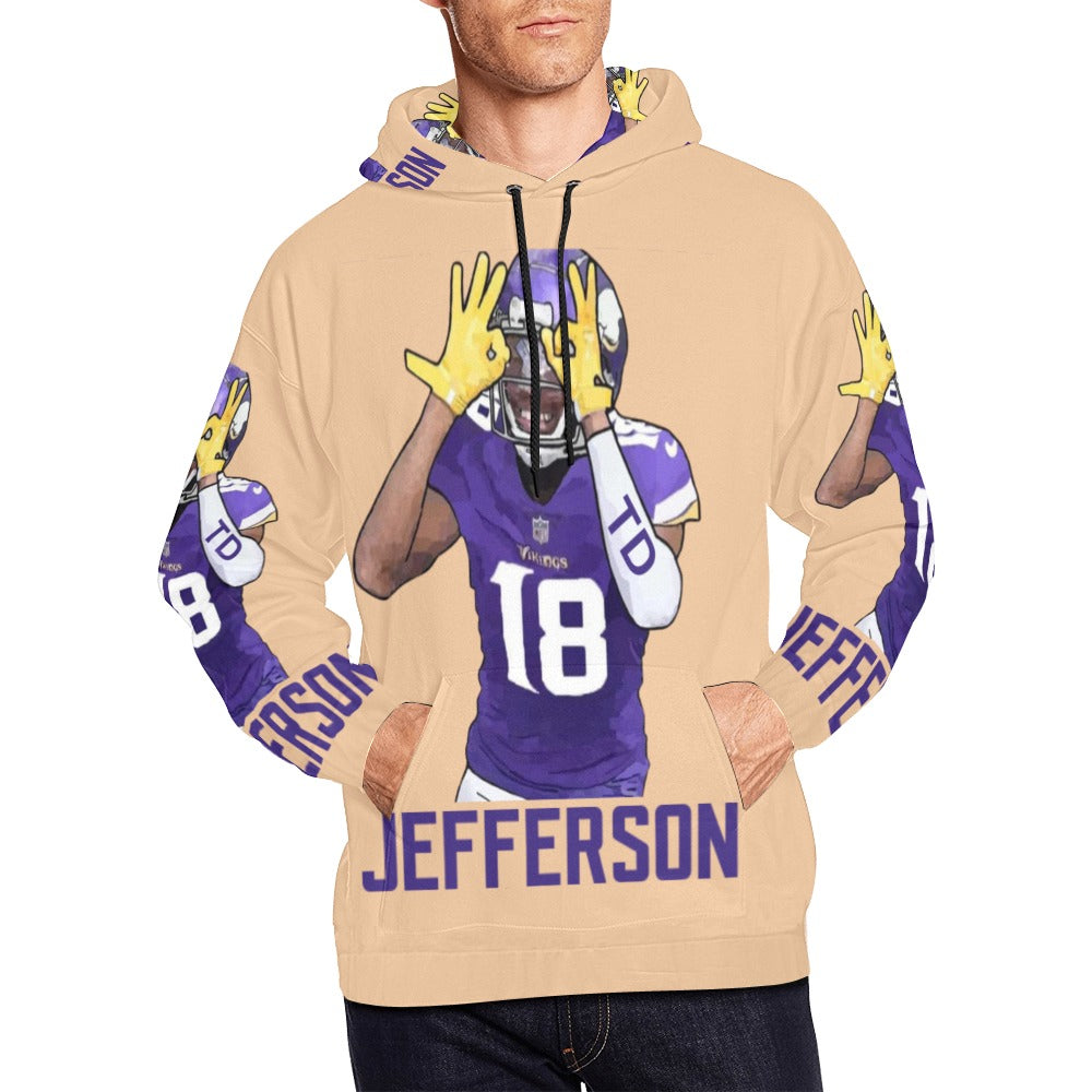 Joe Peezy Wear LLC (Jefferson) All Over Print Hoodie for Men (USA Size) (Model H13)