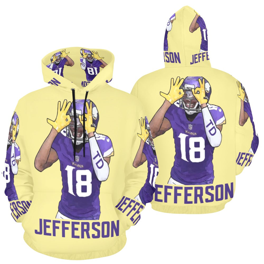 Joe Peezy Wear LLC (Jefferson) All Over Print Hoodie for Men (USA Size) (Model H13)