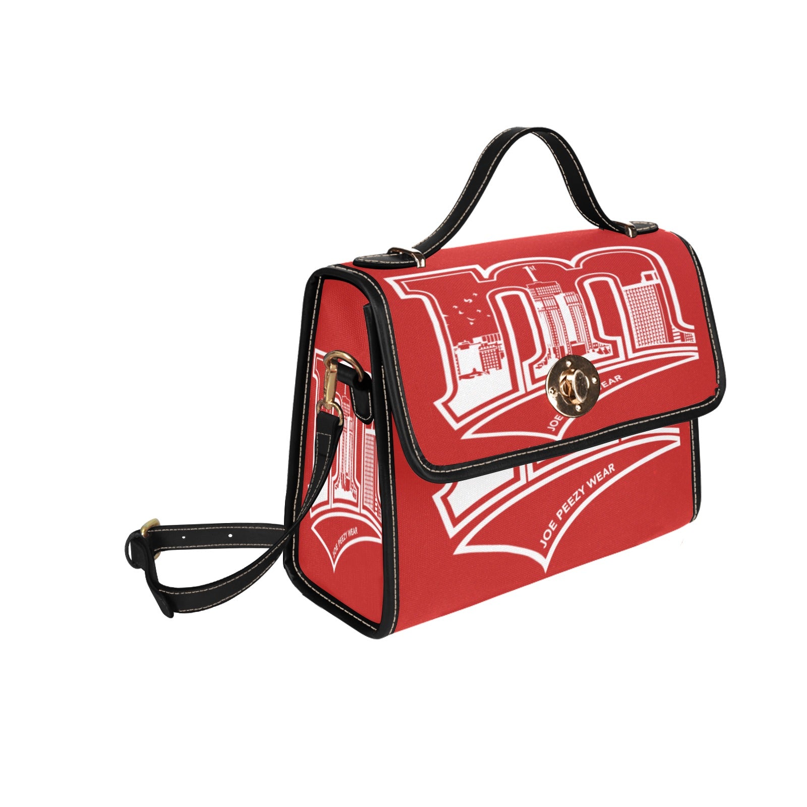 Copy of Copy of Copy of Copy of Joe Peezy Wear LLC (13) Waterproof Canvas Bag-Black (All Over Print) (Model 1641)