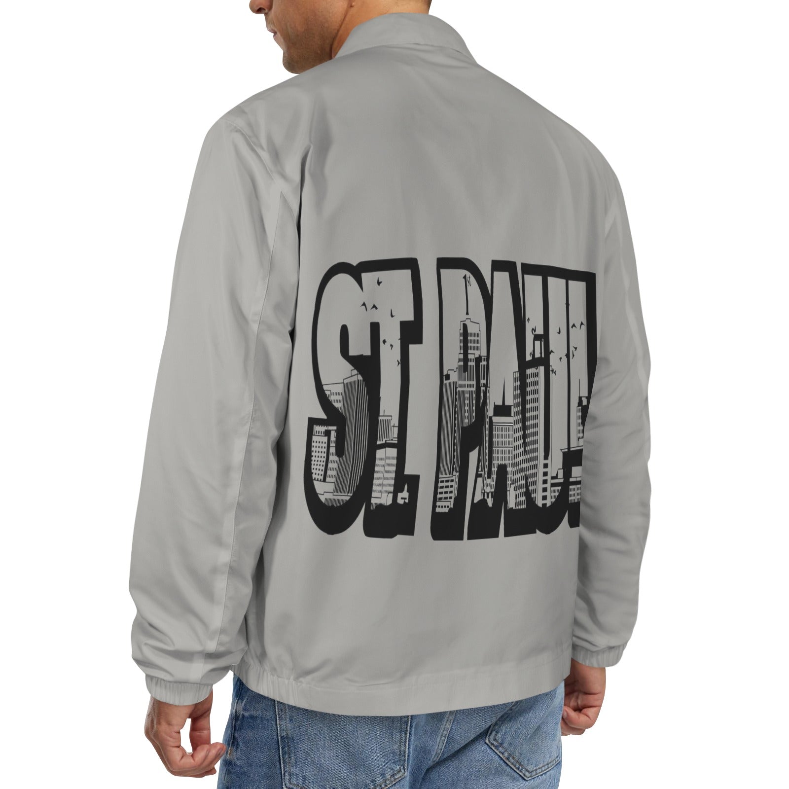 Joe Peezy Wear LLC (STP) Men's Turn-Down Collar Jacket (Model H68)