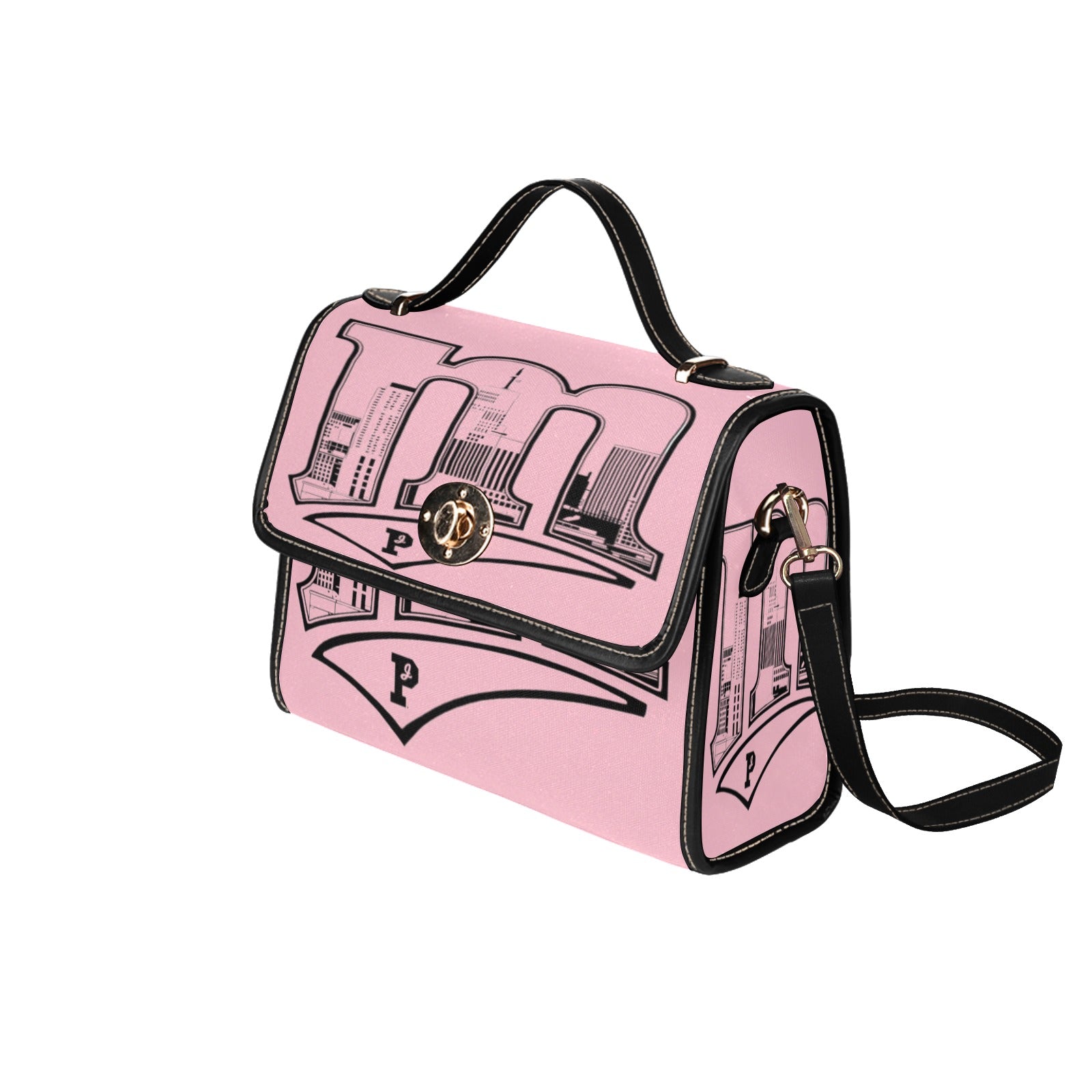 Copy of Copy of Copy of Copy of Joe Peezy Wear LLC (4) Waterproof Canvas Bag-Black (All Over Print) (Model 1641)