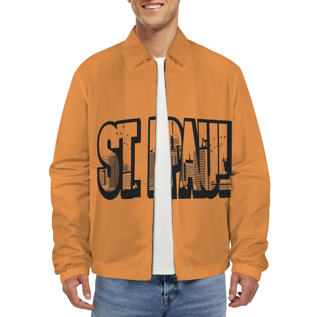 Joe Peezy Wear LLC (STP) Men's Turn-Down Collar Jacket (Model H68)