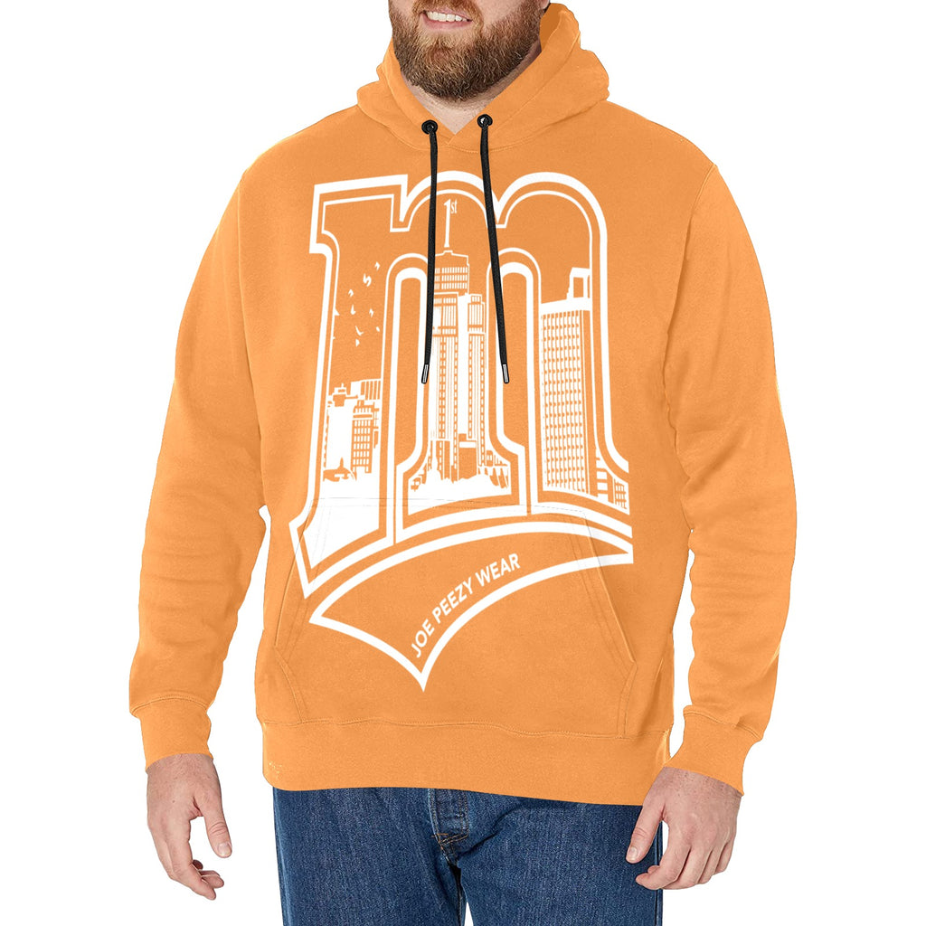 Copy of Copy of Copy of Copy of Joe Peezy Wear LLC (2) Men's Long Sleeve Fleece Hoodie (Model H55)