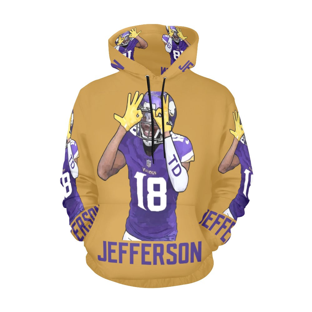 Jefferson Hoodie Joe Peezy Wear LLC All Over Print Hoodie for Men (USA Size) (Model H13)