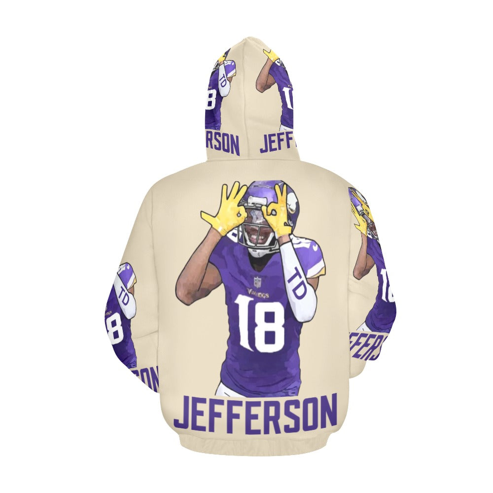 Joe Peezy Wear LLC (Jefferson) All Over Print Hoodie for Men (USA Size) (Model H13)
