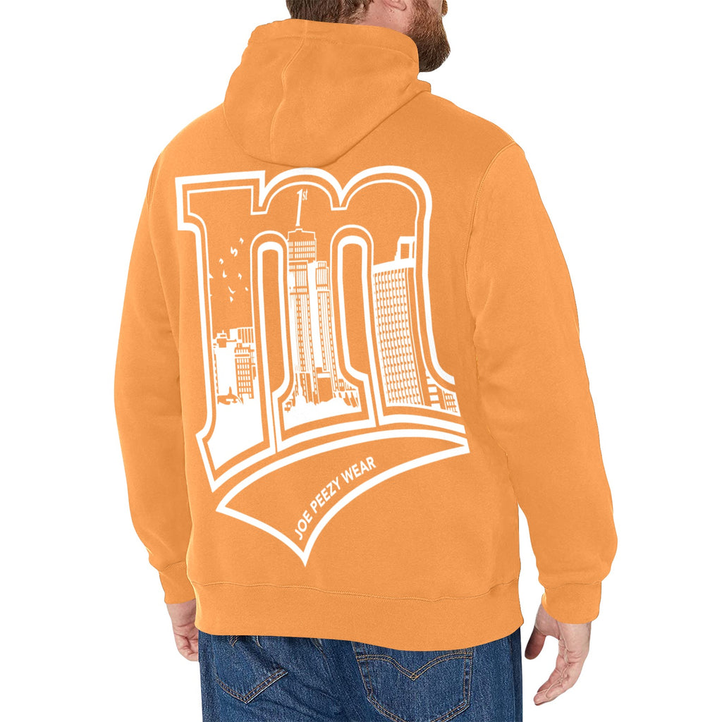 Copy of Copy of Copy of Copy of Joe Peezy Wear LLC (2) Men's Long Sleeve Fleece Hoodie (Model H55)