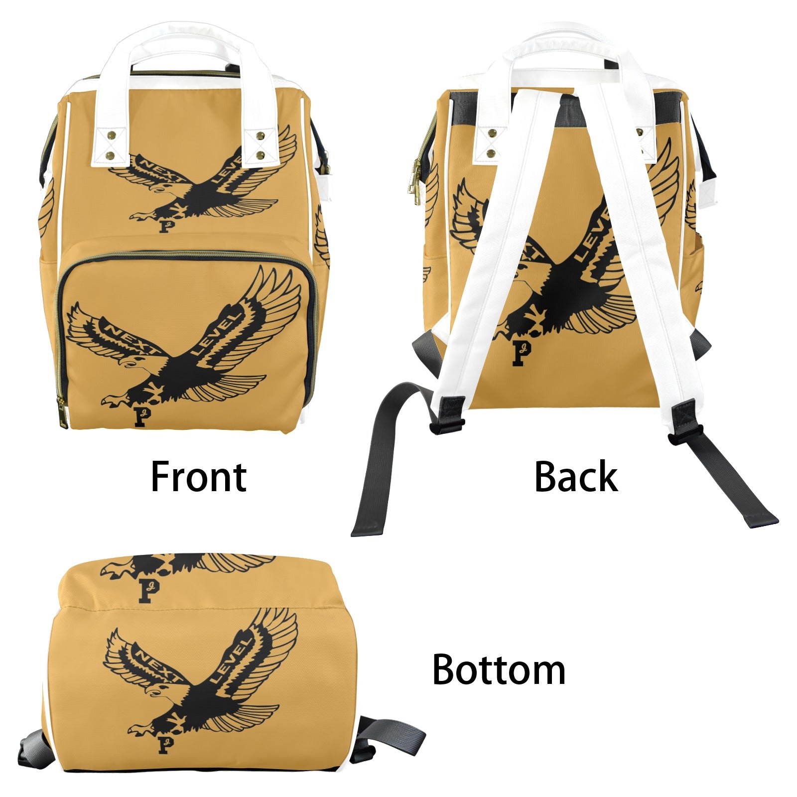 Copy of Copy of Copy of Copy of Joe Peezy Wear LLC (12) Multi-Function Diaper Bag-New (Model 1688)