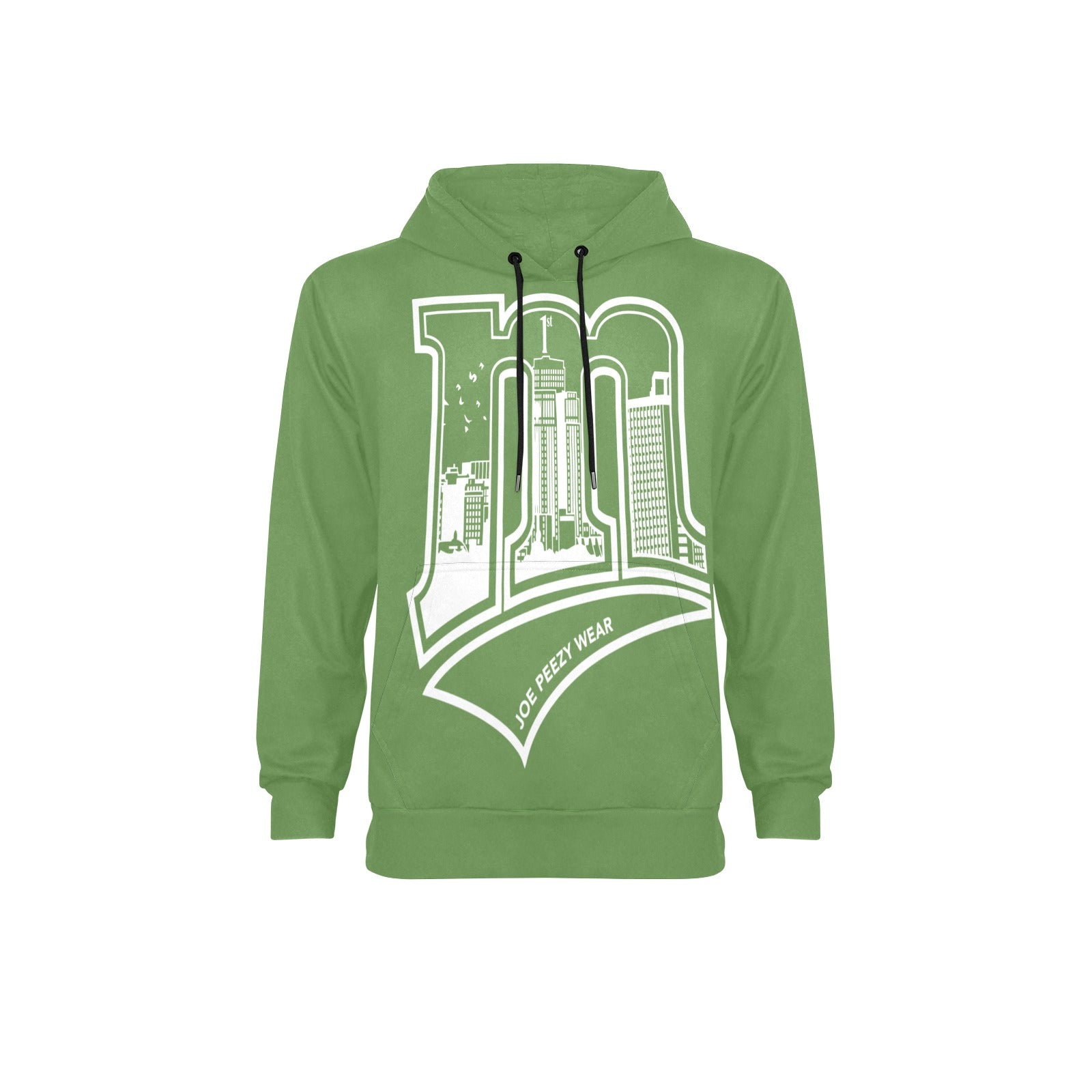 Copy of Copy of Copy of Copy of Joe Peezy Wear LLC (2) Men's Long Sleeve Fleece Hoodie (Model H55)