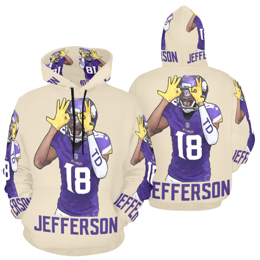 Joe Peezy Wear LLC (Jefferson) All Over Print Hoodie for Men (USA Size) (Model H13)