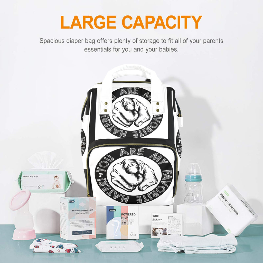Copy of Copy of Copy of Copy of Joe Peezy Wear LLC (11) Multi-Function Diaper Bag-New (Model 1688)