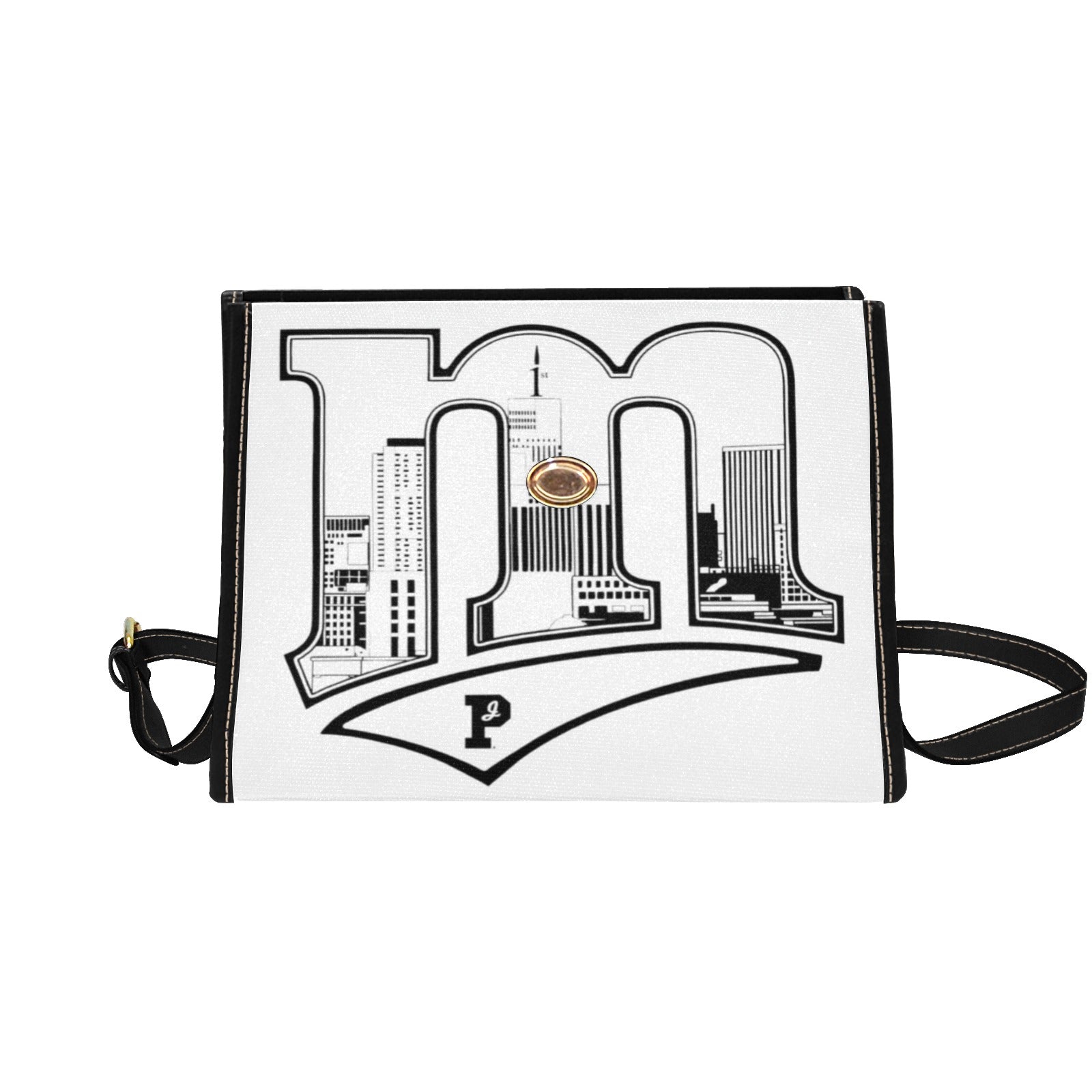 Copy of Copy of Copy of Copy of Joe Peezy Wear LLC (4) Waterproof Canvas Bag-Black (All Over Print) (Model 1641)