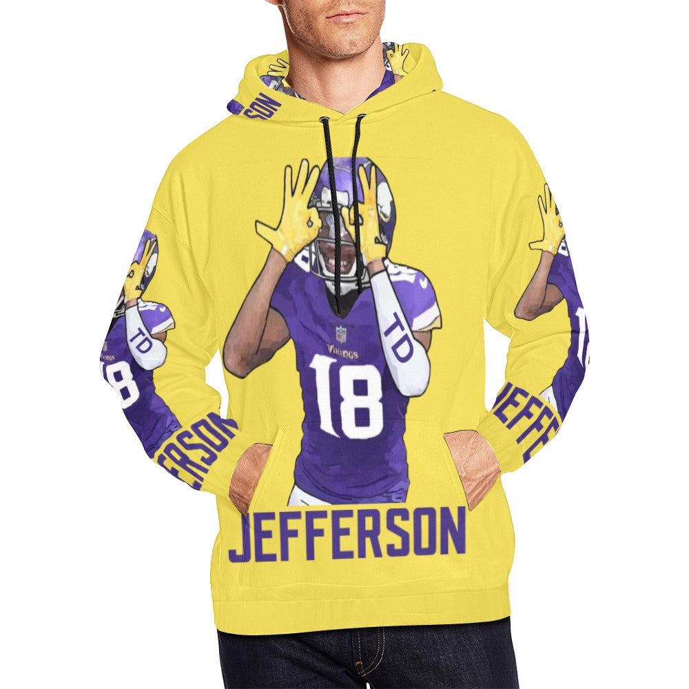 Joe Peezy Wear LLC (Jefferson) All Over Print Hoodie for Men (USA Size) (Model H13)