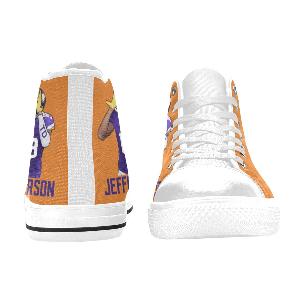 Copy of Copy of Copy of Copy of Joe Peezy Wear LLC High Top Canvas Shoes for Kid (Model 017)