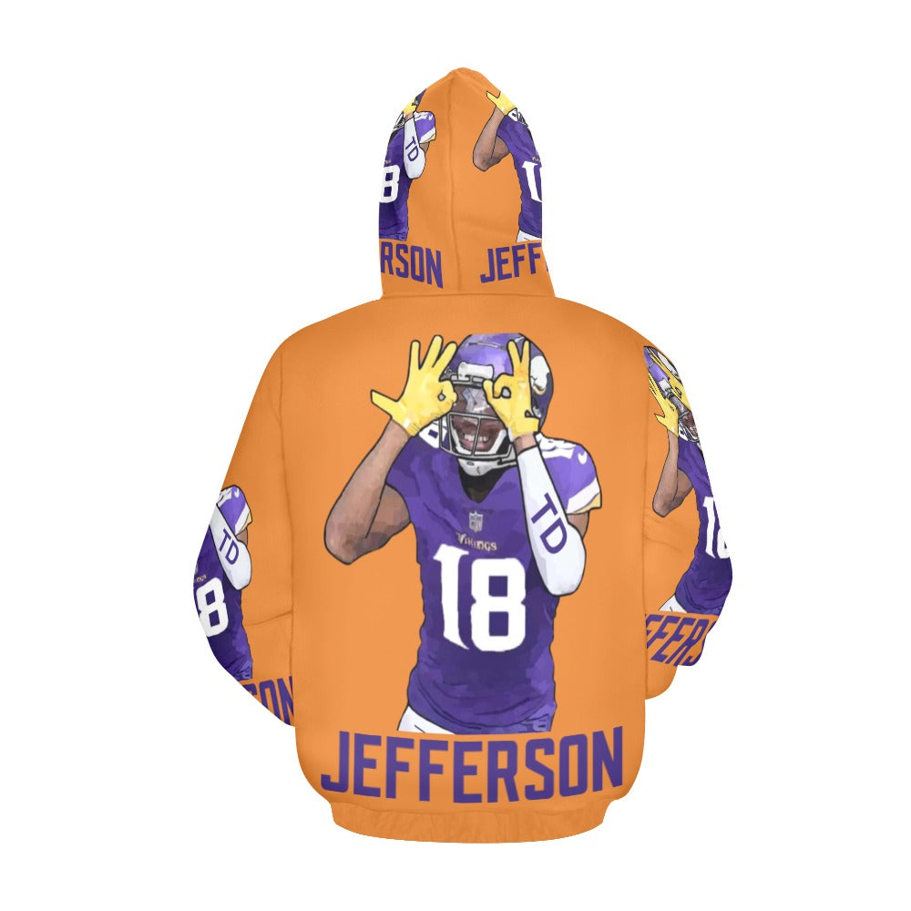 Joe Peezy Wear LLC (Jefferson) All Over Print Hoodie for Men (USA Size) (Model H13)