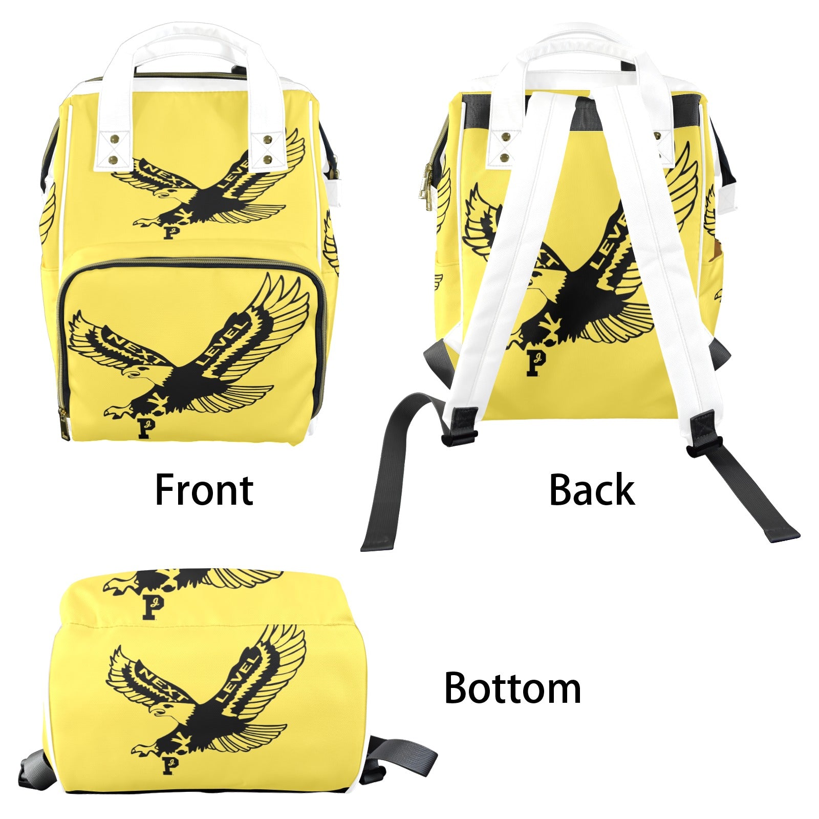 Copy of Copy of Copy of Copy of Joe Peezy Wear LLC (12) Multi-Function Diaper Bag-New (Model 1688)