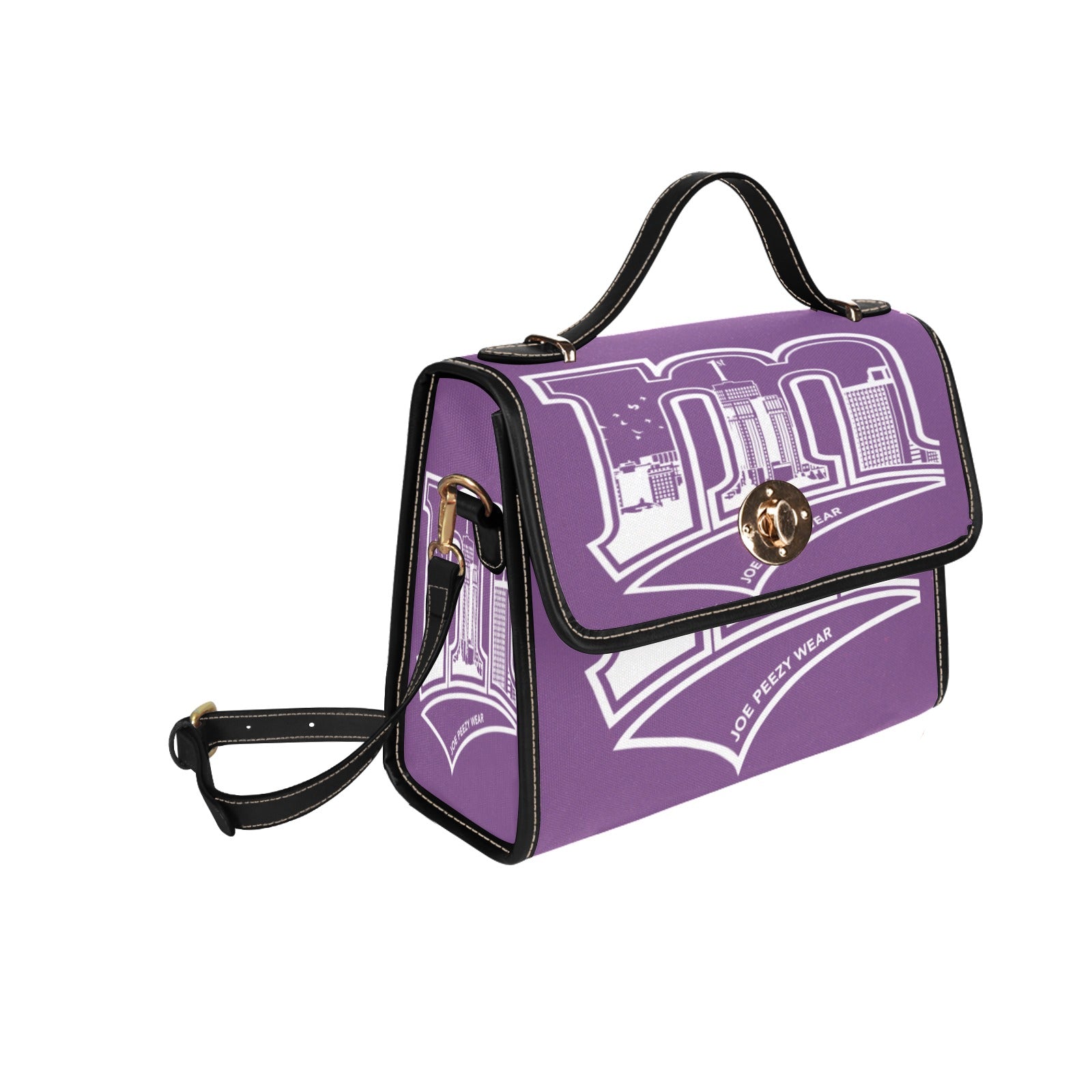 Copy of Copy of Copy of Copy of Joe Peezy Wear LLC (13) Waterproof Canvas Bag-Black (All Over Print) (Model 1641)