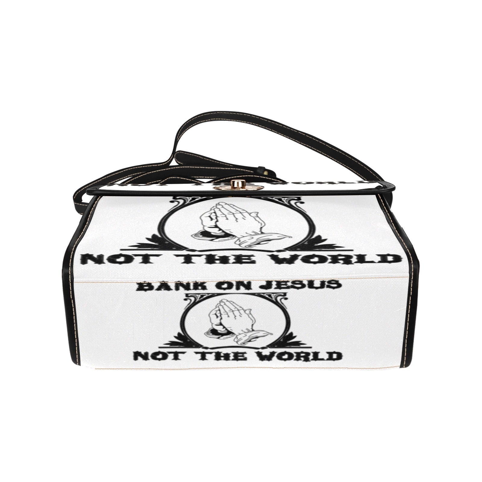 Copy of Copy of Copy of Copy of Joe Peezy Wear LLC (13) Waterproof Canvas Bag-Black (All Over Print) (Model 1641)