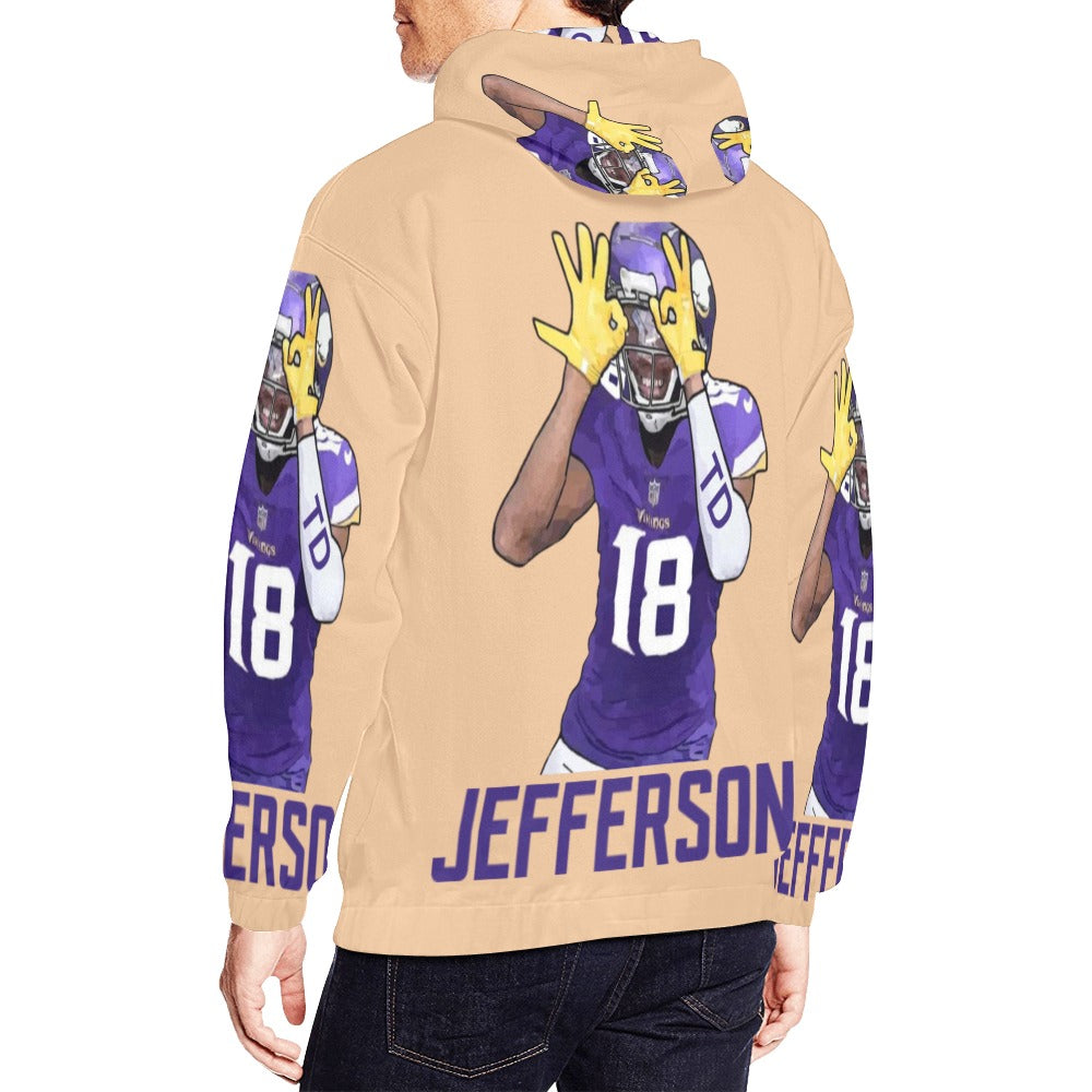 Joe Peezy Wear LLC (Jefferson) All Over Print Hoodie for Men (USA Size) (Model H13)