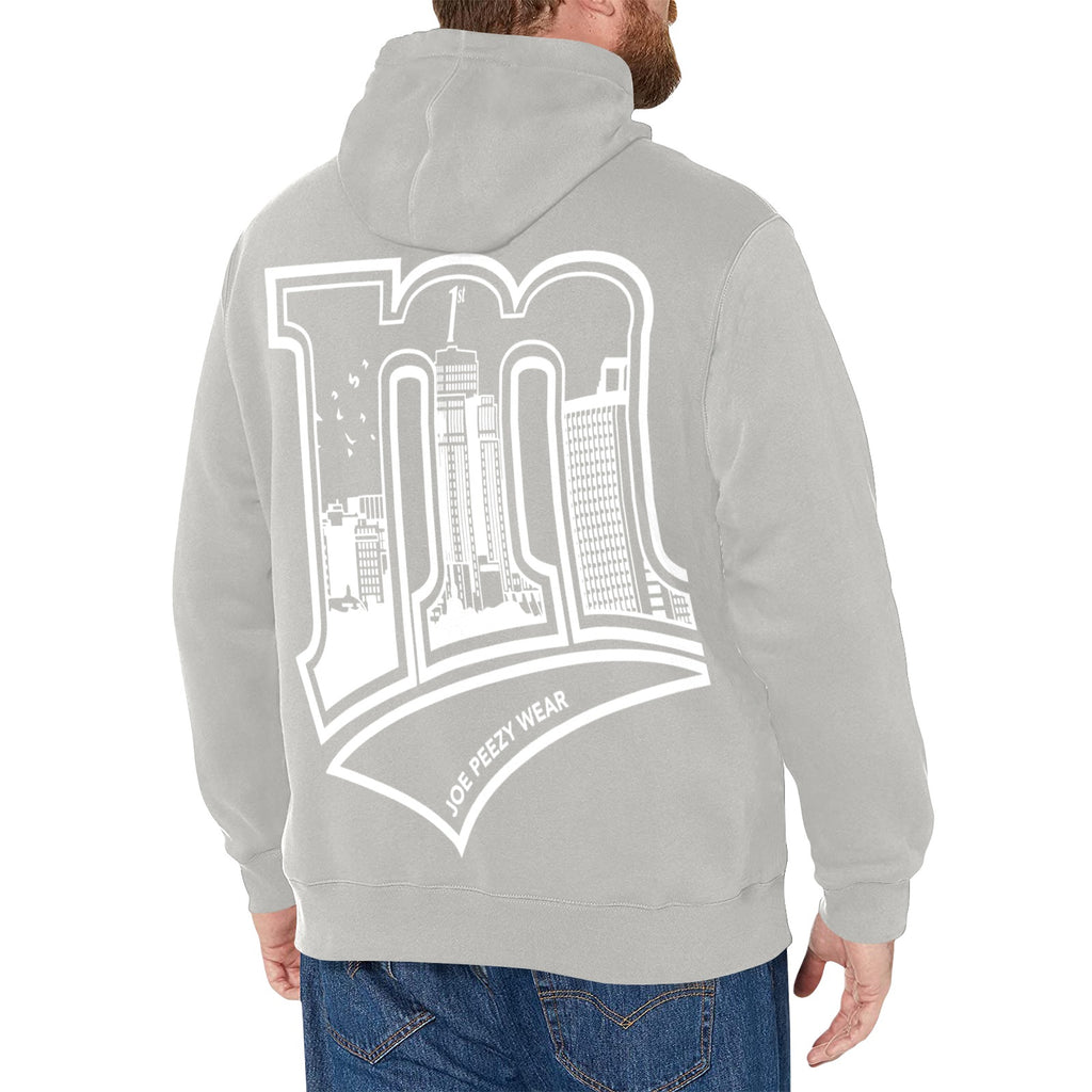 Copy of Copy of Copy of Copy of Joe Peezy Wear LLC (2) Men's Long Sleeve Fleece Hoodie (Model H55)