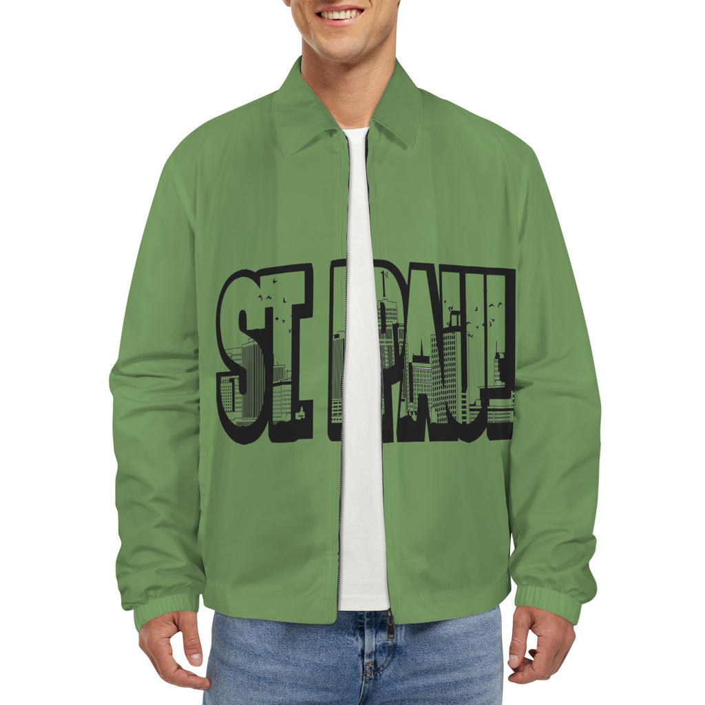 Joe Peezy Wear LLC (STP) Men's Turn-Down Collar Jacket (Model H68)