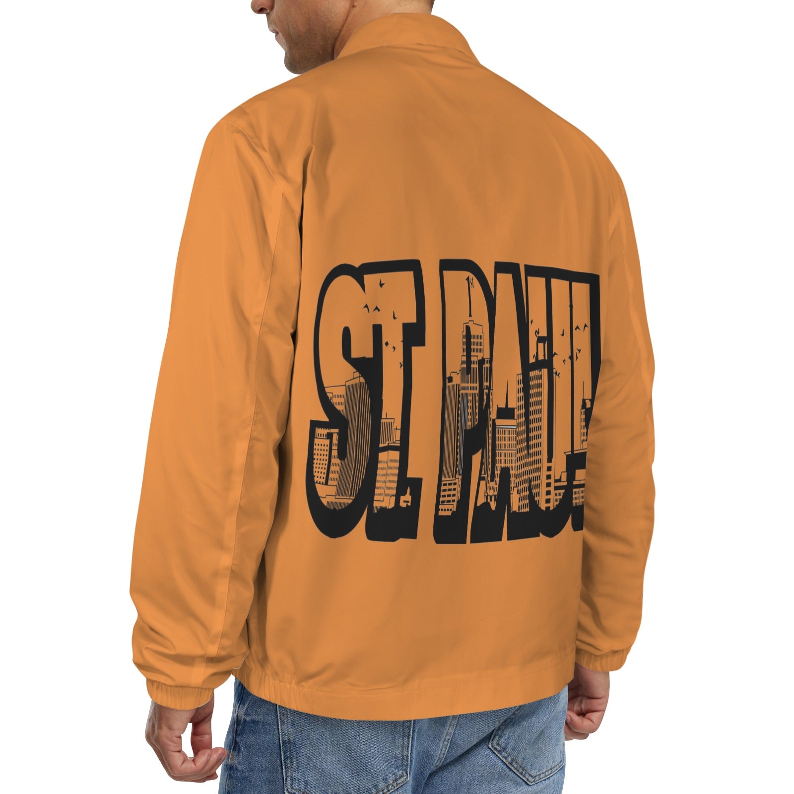 Joe Peezy Wear LLC (STP) Men's Turn-Down Collar Jacket (Model H68)