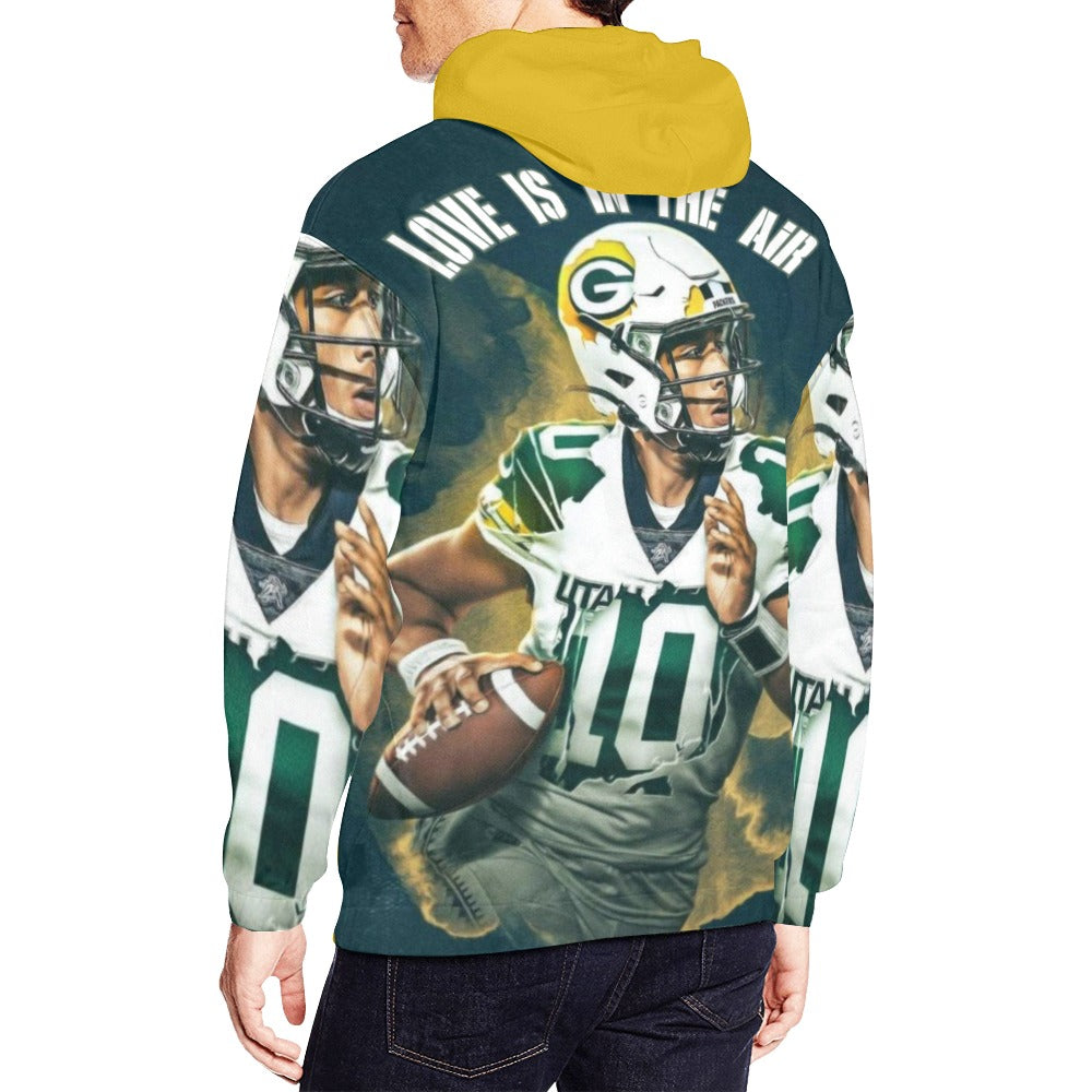 Joe Peezy Wear LLC (Love is in the air) All Over Print Hoodie for Men (USA Size) (Model H13)