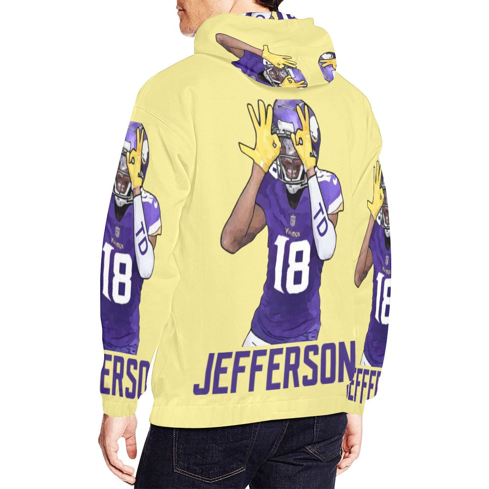 Joe Peezy Wear LLC (Jefferson) All Over Print Hoodie for Men (USA Size) (Model H13)