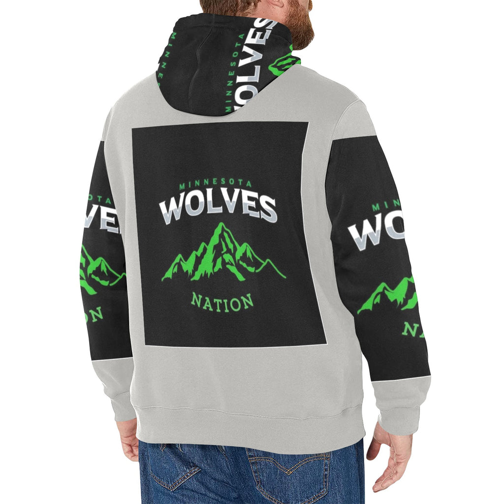 Copy of Copy of Copy of Copy of Joe Peezy Wear LLC (2) Men's Long Sleeve Fleece Hoodie (Model H55)