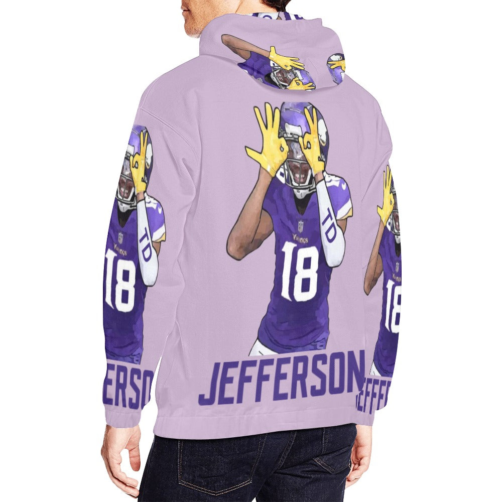 Joe Peezy Wear LLC (Jefferson) All Over Print Hoodie for Men (USA Size) (Model H13)