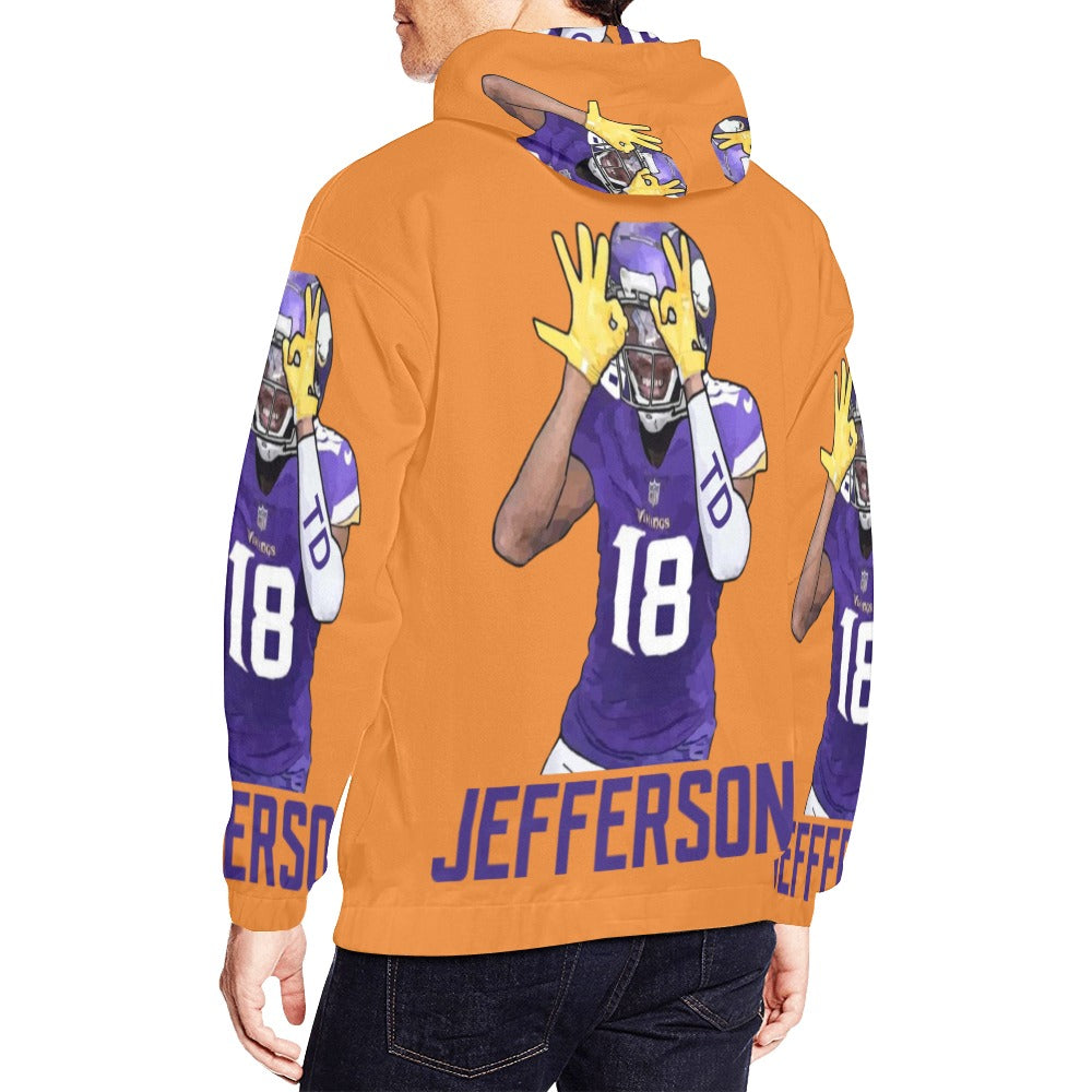 Joe Peezy Wear LLC (Jefferson) All Over Print Hoodie for Men (USA Size) (Model H13)