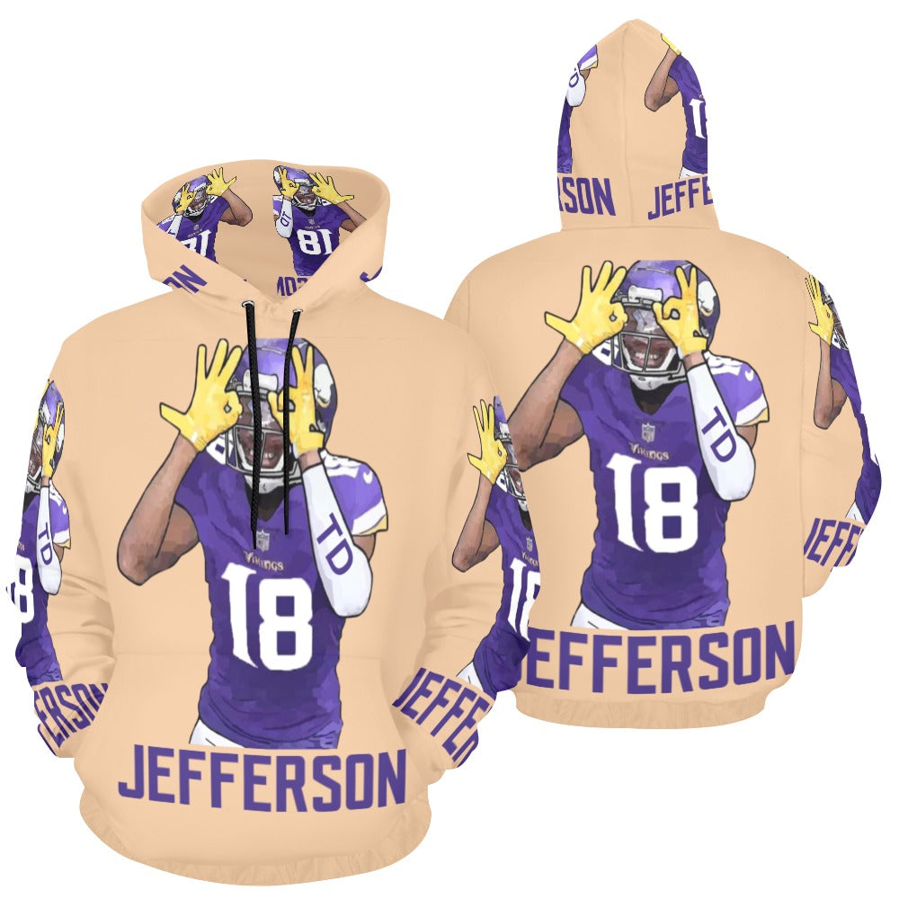 Joe Peezy Wear LLC (Jefferson) All Over Print Hoodie for Men (USA Size) (Model H13)