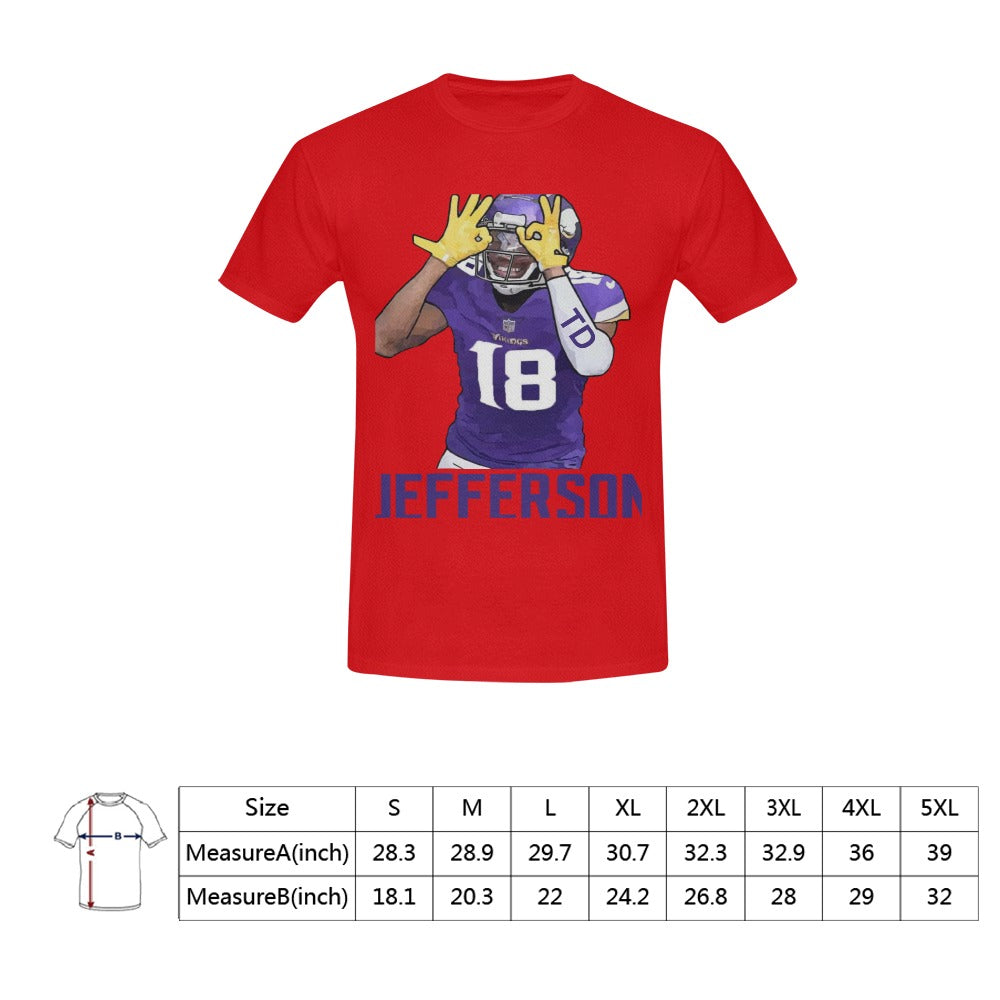 Joe Peezy Wear LLC (Jefferson) Men's T-Shirt in USA Size (Front Printing Only)