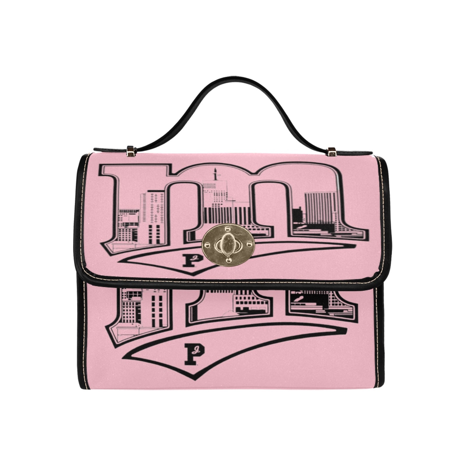 Copy of Copy of Copy of Copy of Joe Peezy Wear LLC (4) Waterproof Canvas Bag-Black (All Over Print) (Model 1641)