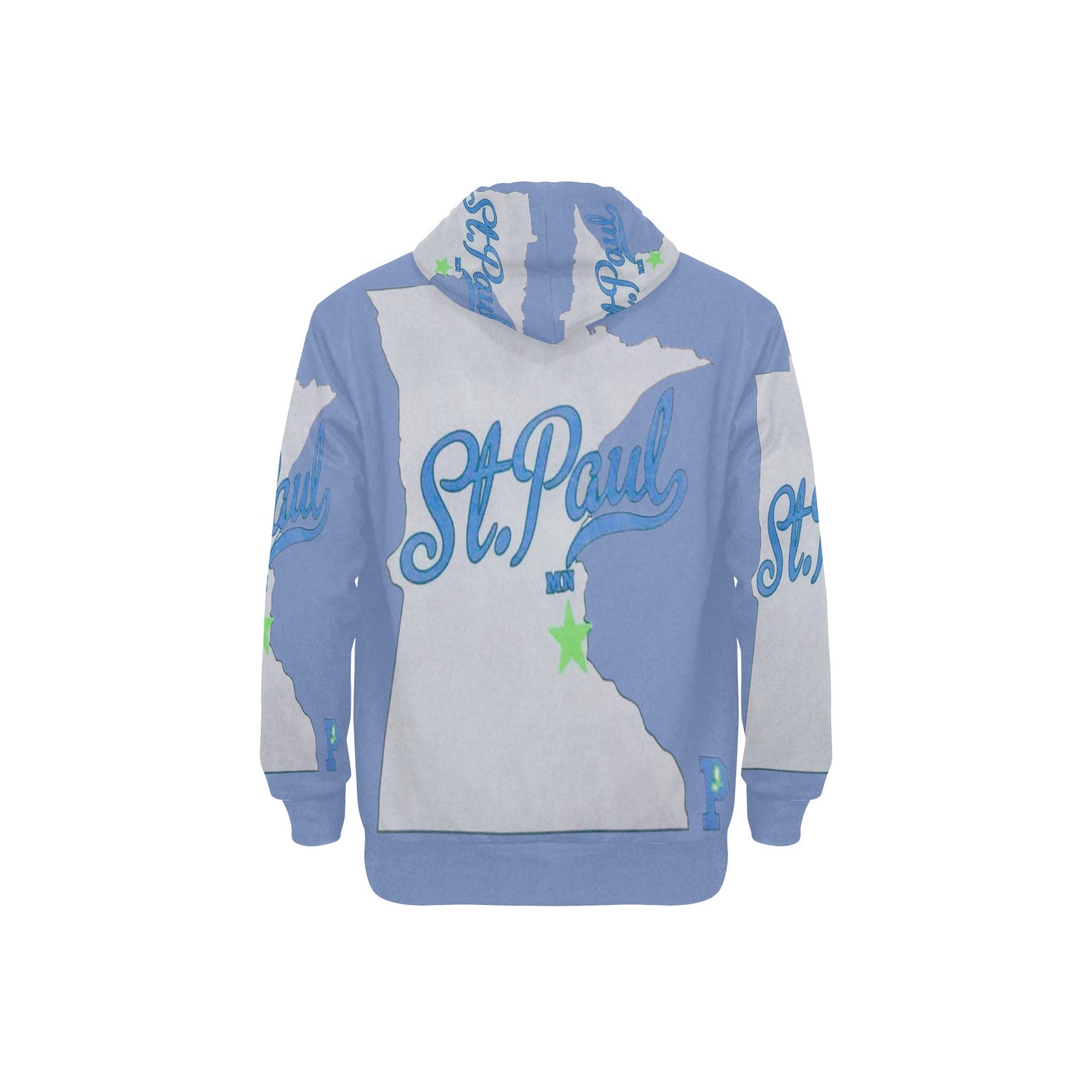 Copy of Copy of Copy of Copy of Joe Peezy Wear LLC (2) Men's Long Sleeve Fleece Hoodie (Model H55)